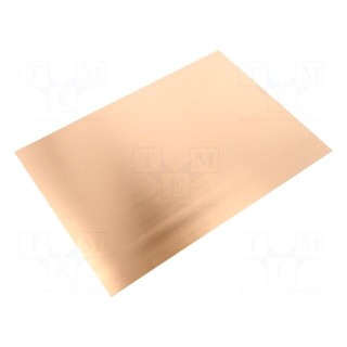 Laminate | FR4,epoxy resin | 0.6mm | L: 297mm | W: 210mm | double sided
