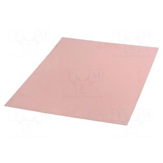 Laminate | FR4,epoxy resin | 0.6mm | L: 610mm | W: 457mm | double sided