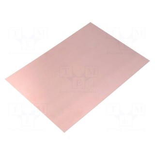 Laminate | FR4 | 1mm | L: 233mm | W: 160mm | Coating: copper | double sided