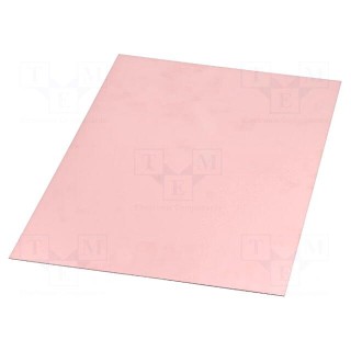 Laminate | FR4 | 1mm | L: 297mm | W: 210mm | Coating: copper | double sided