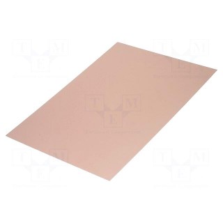 Laminate | FR4,epoxy resin | 0.6mm | L: 420mm | W: 297mm | double sided