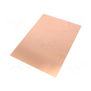 Laminate | FR4,epoxy resin | 0.8mm | L: 297mm | W: 210mm | double sided