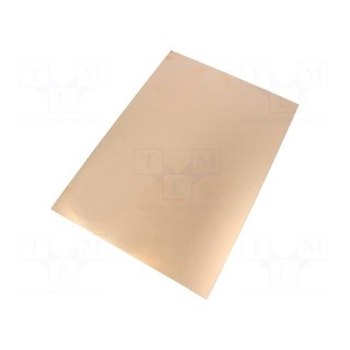 Laminate | FR4,epoxy resin | 2.4mm | L: 297mm | W: 210mm | double sided