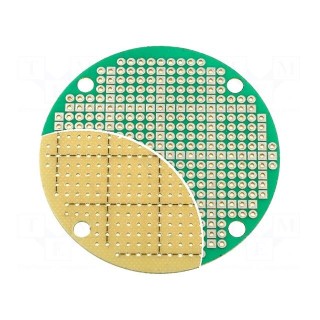Board: universal | single sided,round,prototyping | 60mm