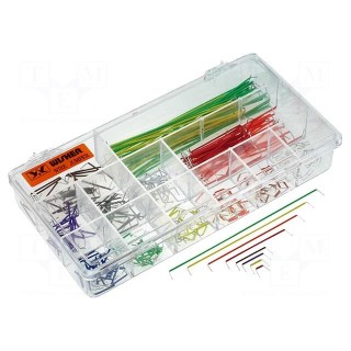 Kit: wires | 22AWG | Features: tinned tips | 350pcs.