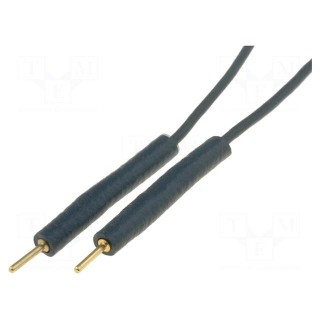 Test acces: connection cable | 2A | 70VDC | black | 0.22mm2 | 33VAC