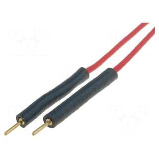 Test acces: connection cable | 2A | 70VDC | red | Insulation: silicone
