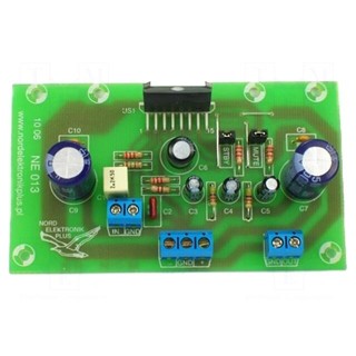 Mono amplifier | 24VDC | 100W | Ch: 1 | IC: TDA7294 | 775mV