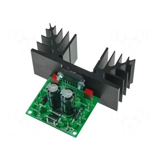 Power amplifier | 30W | Ch: 2 | 12/12VAC | 300mV | 98dB