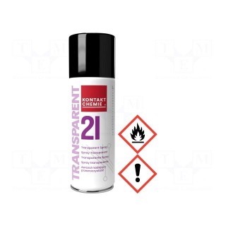 Chemical agent: transparent | spray | can | 200ml | Colour: colourless