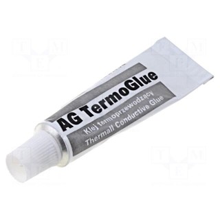 Heat transfer glue | white | 10g | Termoglue | 1W/mK | max.200°C | 2MPa