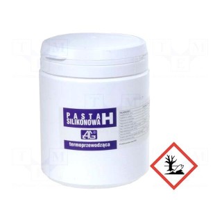 Heat transfer paste | white | silicon based,do not conduct | 1kg