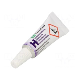 Heat transfer paste | white | silicon based,do not conduct | 7g