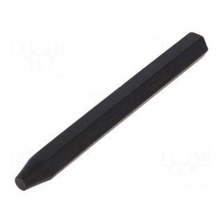 Marker: wax crayon marker | black | 11mm | FM 120