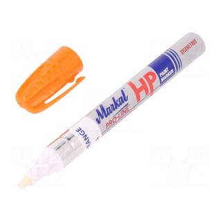 Marker: with liquid paint | orange | Pro-Line HP | Tip: round