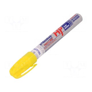 Marker: with liquid paint | yellow | Pro-Line HP | Tip: round