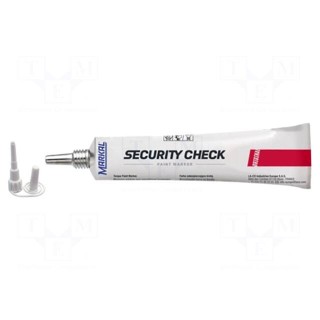 Paint | red | Security Check Paint Marker | 20÷70°C