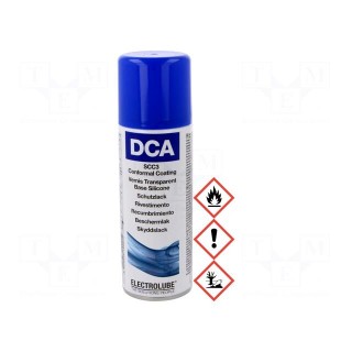 Protective coating; colourless; spray; silicone; 200ml; -70÷200°C