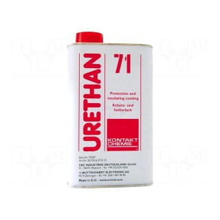Protective coating | yellow | liquid | urethane | 1l | URETHAN71