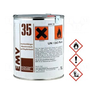 Shielding coating | brown | liquid | 1l | EMI 35 | Temp: -40÷95°C