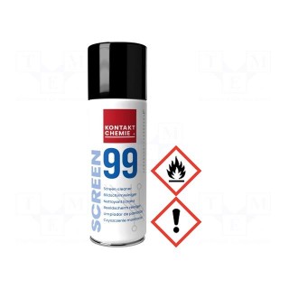 Cleaning agent | SCREEN99 | 400ml | foam | can | white | 0.95g/cm3@20°C