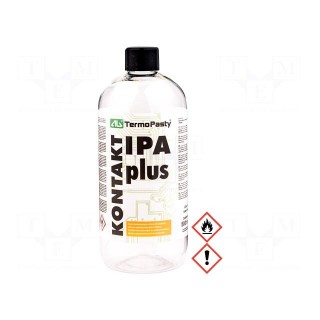 Isopropyl alcohol | 500ml | liquid | plastic container | colourless