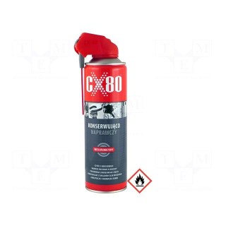 Grease; spray; can; 500ml; 1.7mm2/s; Signal word: Danger