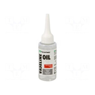 Oil | colourless | vaseline | liquid | plastic container | 50ml