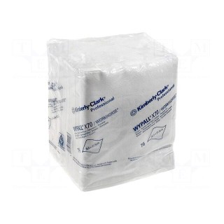 Wipe: paper | 70pcs | 365x315mm | cleaning
