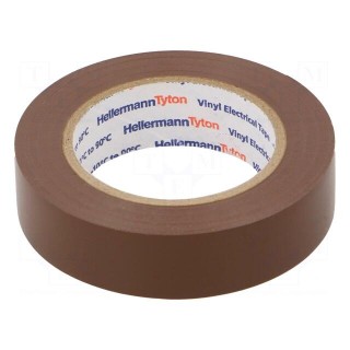 Tape: electrical insulating | W: 15mm | L: 10m | Thk: 150um | PVC film