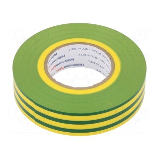 Tape: electrical insulating | W: 19mm | L: 20m | Thk: 0.18mm | PVC film