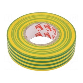Tape: electrical insulating | W: 19mm | L: 25m | Thk: 0.15mm | rubber