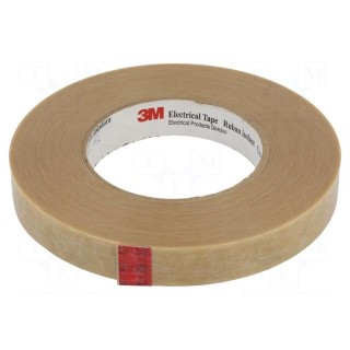 Tape: electrical insulating | W: 19mm | L: 45m | Thk: 0.304mm | beige