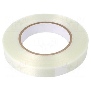 Tape: electrical insulating | W: 19mm | L: 50m | Thk: 0.085mm | acrylic