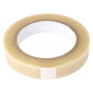 Tape: electrical insulating | W: 19mm | L: 66m | Thk: 60um | acrylic