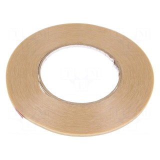 Tape: electrical insulating | W: 3.5mm | L: 45m | Thk: 0.304mm | beige
