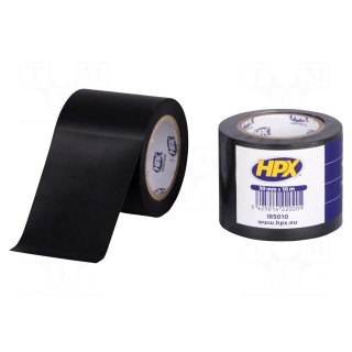 Tape: electrical insulating | W: 50mm | L: 10m | Thk: 0.15mm | black