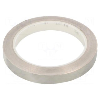 Tape: electrically conductive | W: 12mm | L: 16.5m | Thk: 0.066mm