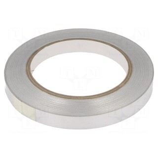 Tape: shielding | W: 12mm | L: 33m | Thk: 0.078mm | acrylic conductive