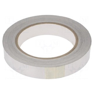 Tape: shielding | W: 19mm | L: 33m | Thk: 0.078mm | acrylic conductive