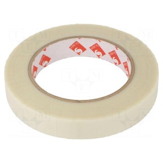 Tape: electrical insulating | W: 19mm | L: 33m | Thk: 0.17mm | silicone