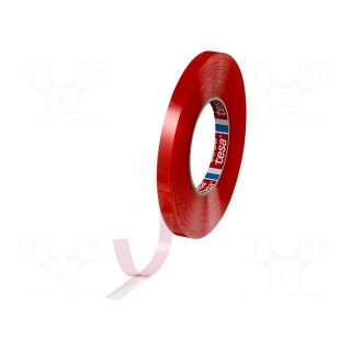 Tape: fixing | W: 12mm | L: 50m | Thk: 0.205mm | double-sided | max.100°C