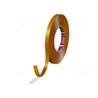 Tape: fixing | W: 12mm | L: 50m | Thk: 225um | double-sided | white | 60°C