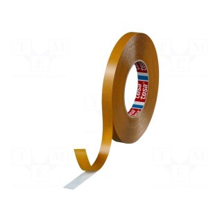 Tape: fixing | W: 15mm | L: 50m | Thk: 225um | double-sided | white | 20%