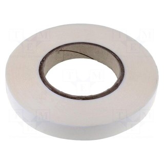 Tape: fixing | W: 19mm | L: 50m | Thk: 0.13mm | double-sided | acrylic