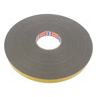 Tape: fixing | W: 19mm | L: 50m | Thk: 1000um | double-sided | acrylic