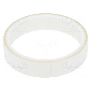 Tape: fixing | W: 19mm | L: 5m | Thk: 0.25mm | double-sided | acrylic