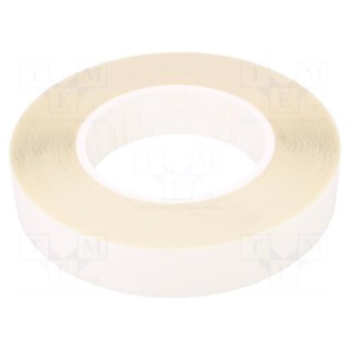 Tape: fixing | W: 25mm | L: 25m | Thk: 0.25mm | double-sided | acrylic