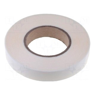 Tape: fixing | W: 25mm | L: 50m | Thk: 0.13mm | double-sided | acrylic