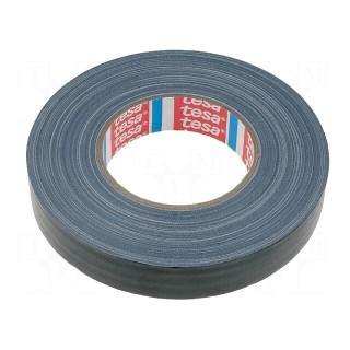 Tape: fixing | W: 25mm | L: 50m | Thk: 260um | natural rubber | black | 9%